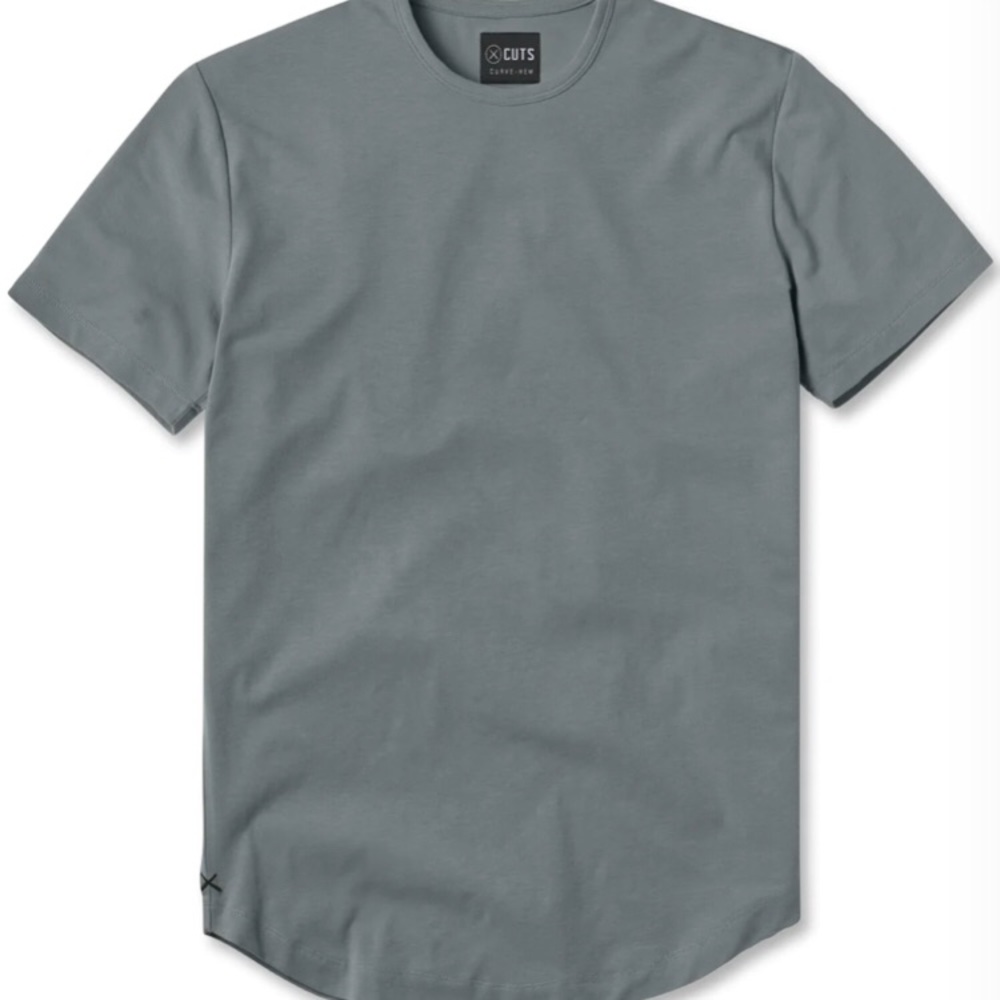 Cuts Crew Curve Hem in Sage